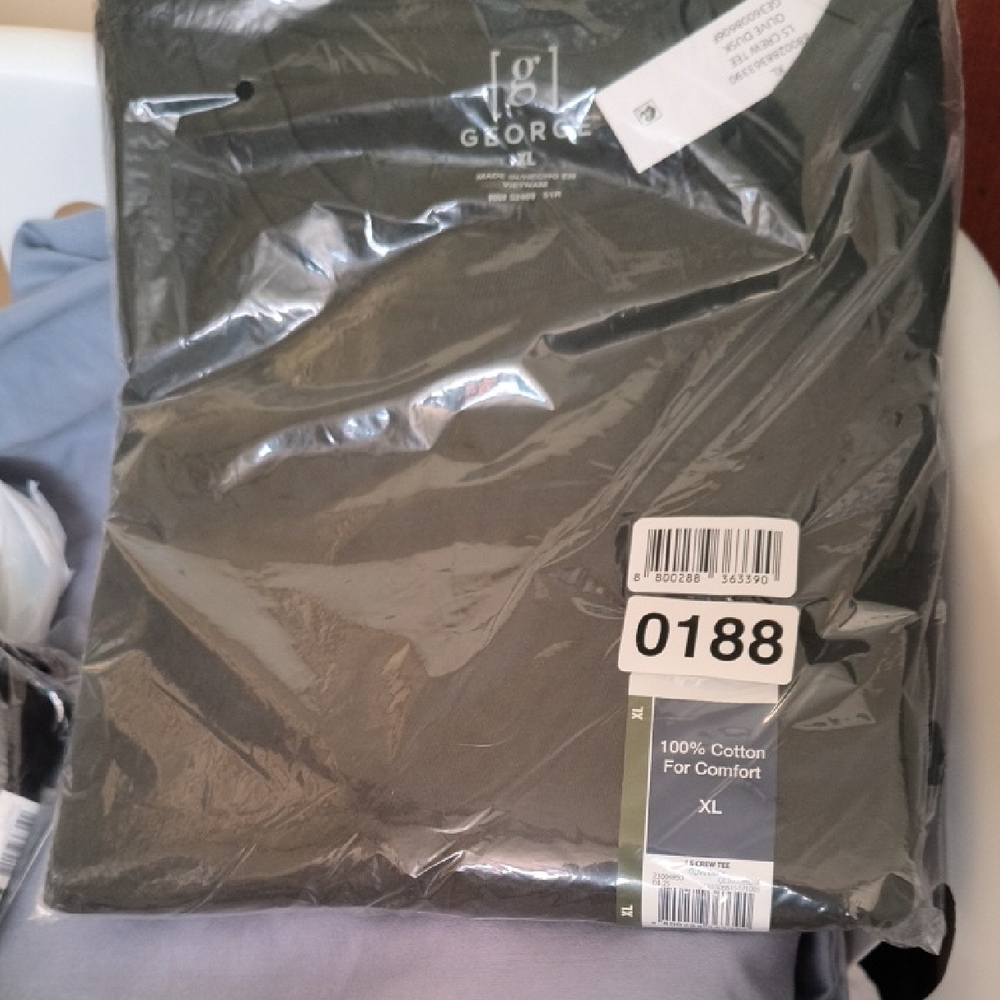 George Black Cotton Shirt XL